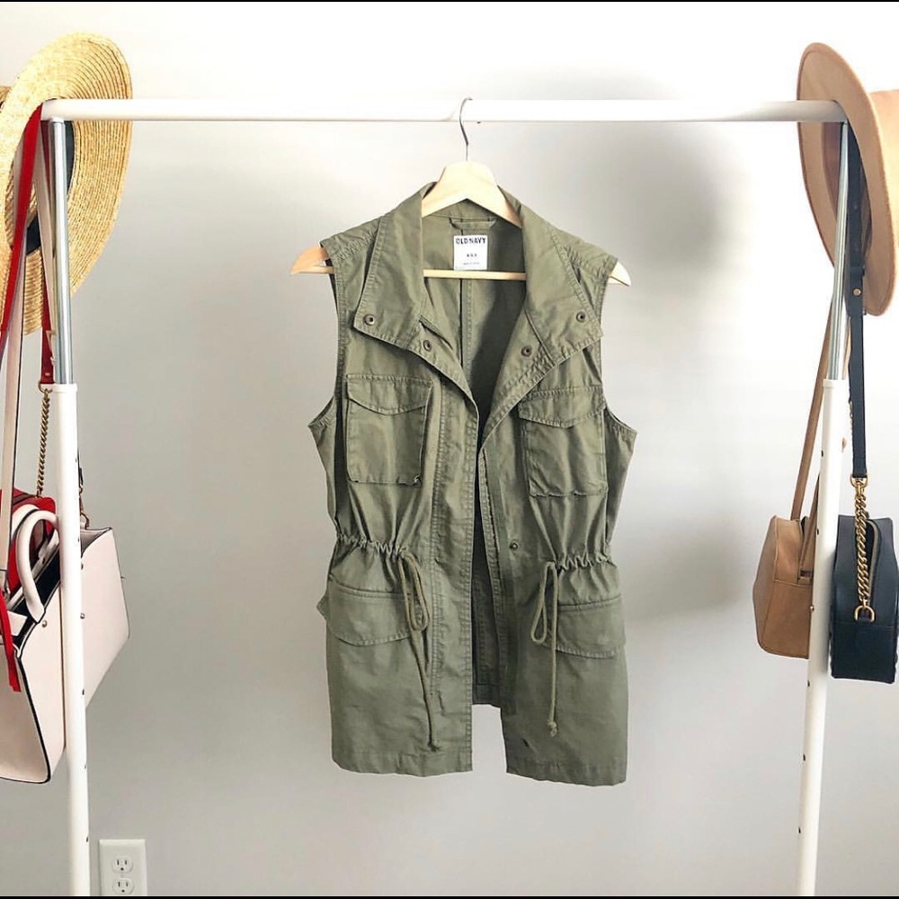 Old Navy Green Utility Vest